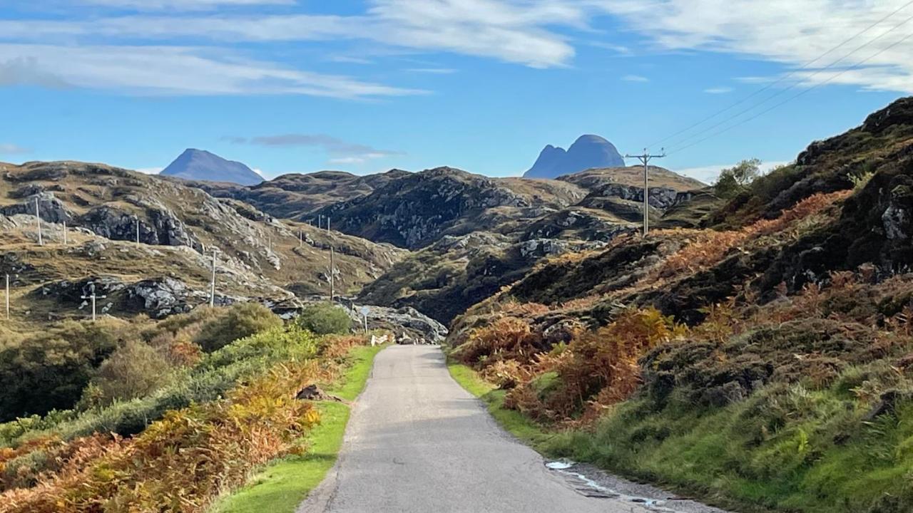 Beautiful Cottage In A Wonderful Highland Setting Drumbeg Exteriör bild
